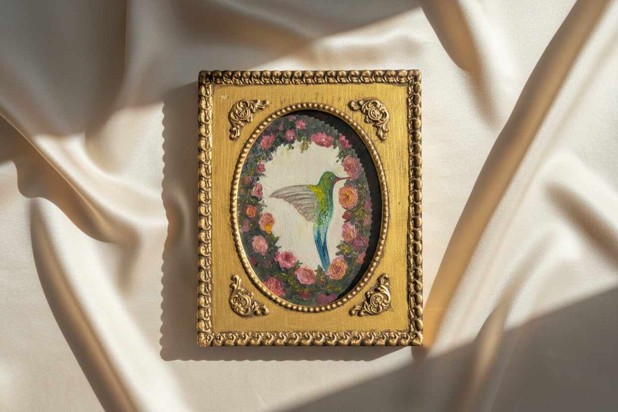 The Hummingbird’s Collection | 25 — Oil On Cotton Rag — 10 X 8”