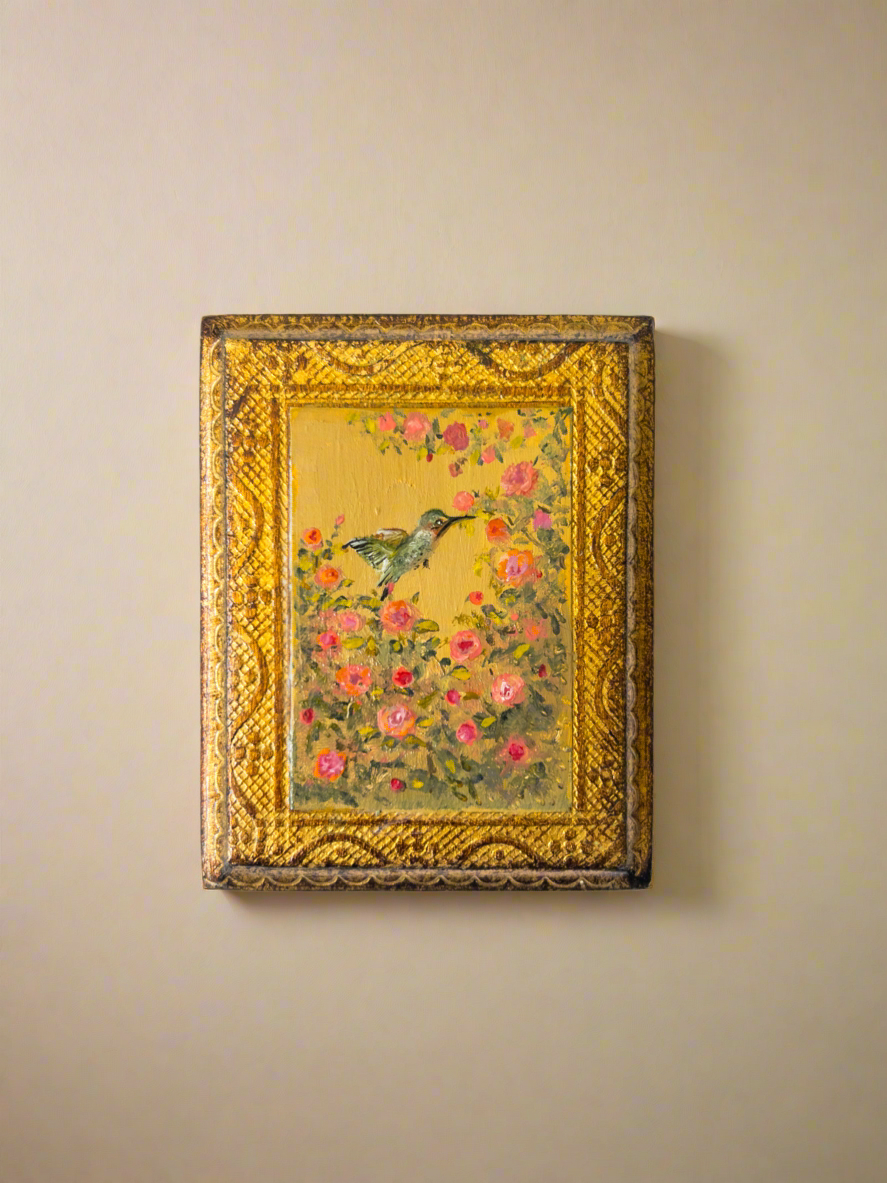 Mother's Day Pop-up | 25 — Oil On Plaque — 4 X 3”