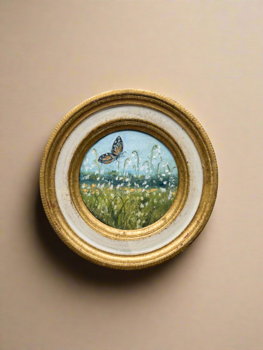 Reserved For Glass — Soft Pastels Landscape ‘25 — 4” Across