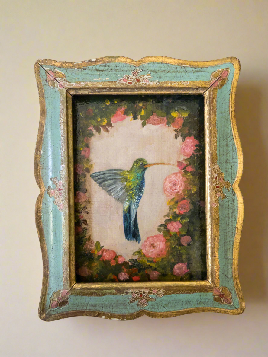 The Hummingbird’s Collection | 25 — Oil On Paper — 10 X 7”