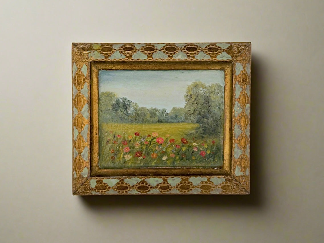 Floral Collection ”25 — 4 X 5” Oil On Plaque