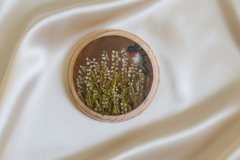 Oil On Plaques | 4” Across