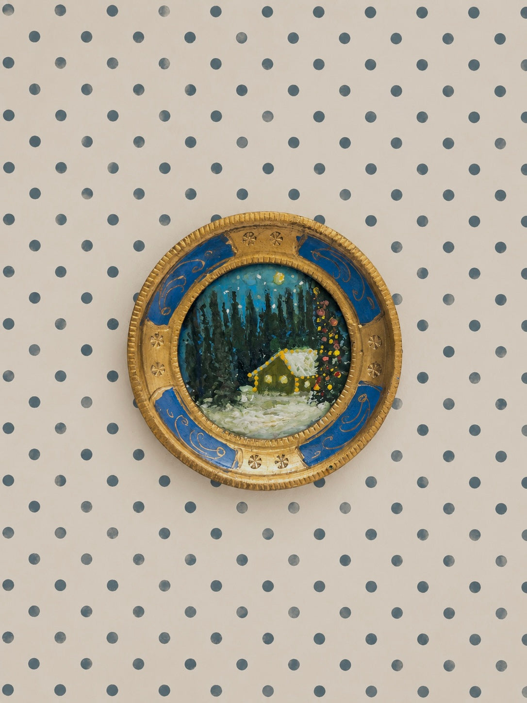 Reserved For Lisa — The Holiday Collection | 25 — Gouache On Paper — 2.75” Across