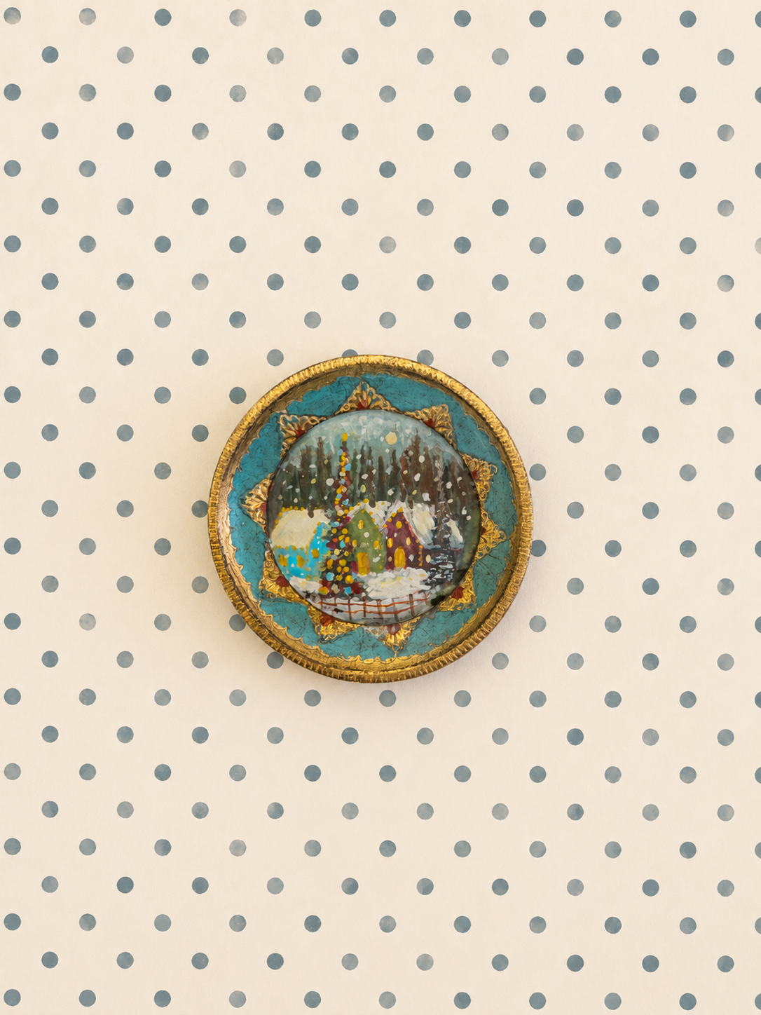 The Holiday Collection | 26 — Gouache On Paper — 3” Across