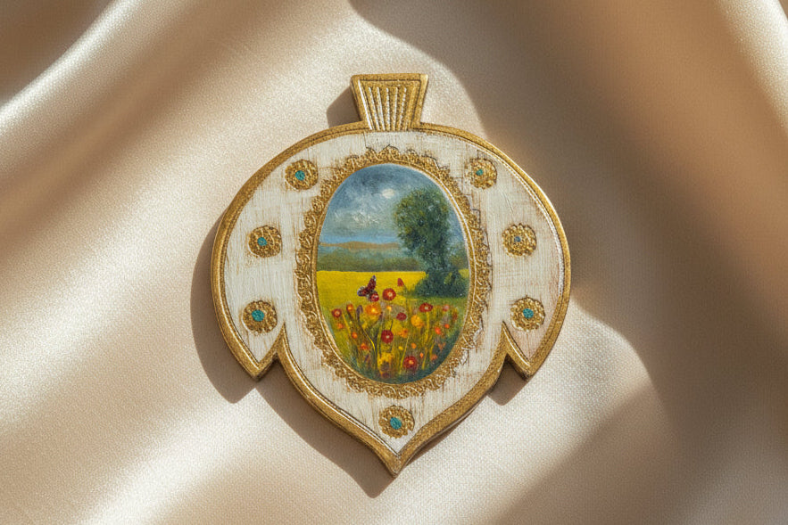 The Hummingbird’s Collection | 25 — Oil On Plaque — 9.5 X 8”