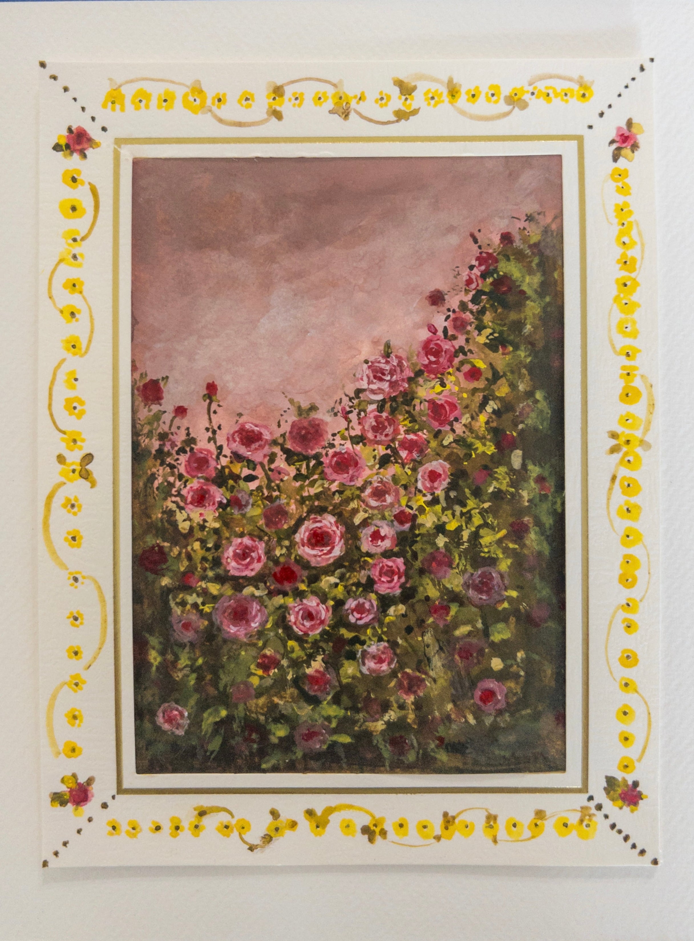 Reserved For Stephanie — Gouache On Handmade Paper — 7 X 6”