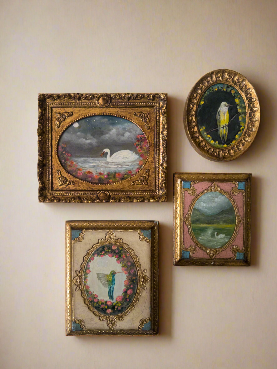 The Hummingbird’s Collection | 25 — Oil On Paper — 4 X 5”