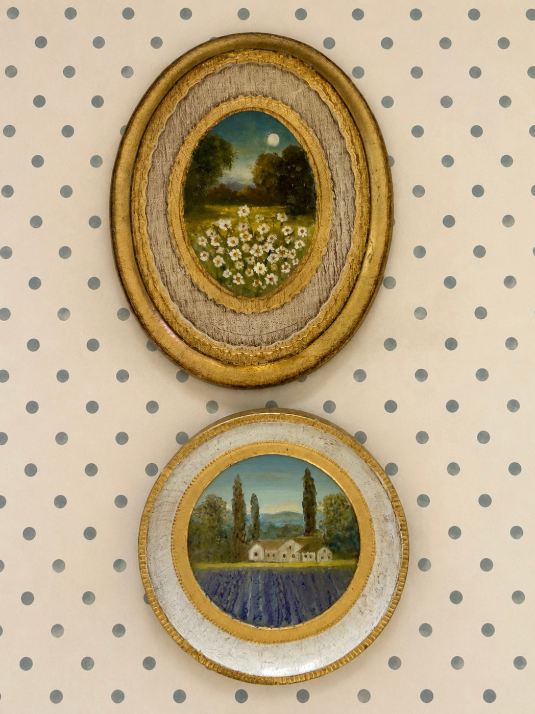 The Lavender Field Collection | 26 — Oil On Cotton Rag — 5” Across