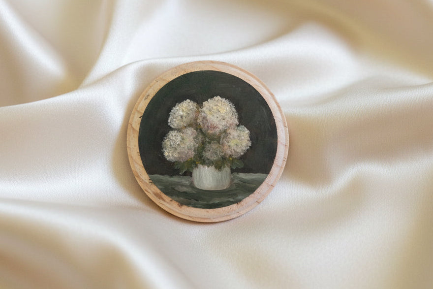 Oil On Plaques | 4” Across