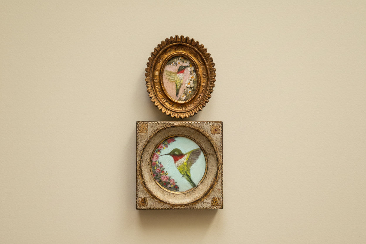 The Hummingbird’s Collection | 25 — Soft Pastels — 6” Across