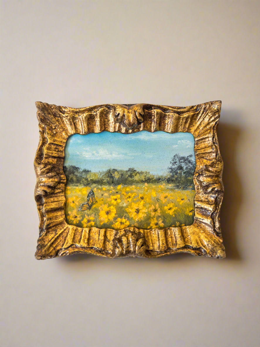 Soft Pastels Landscape ‘25 — 4.5 X 3.5” Across