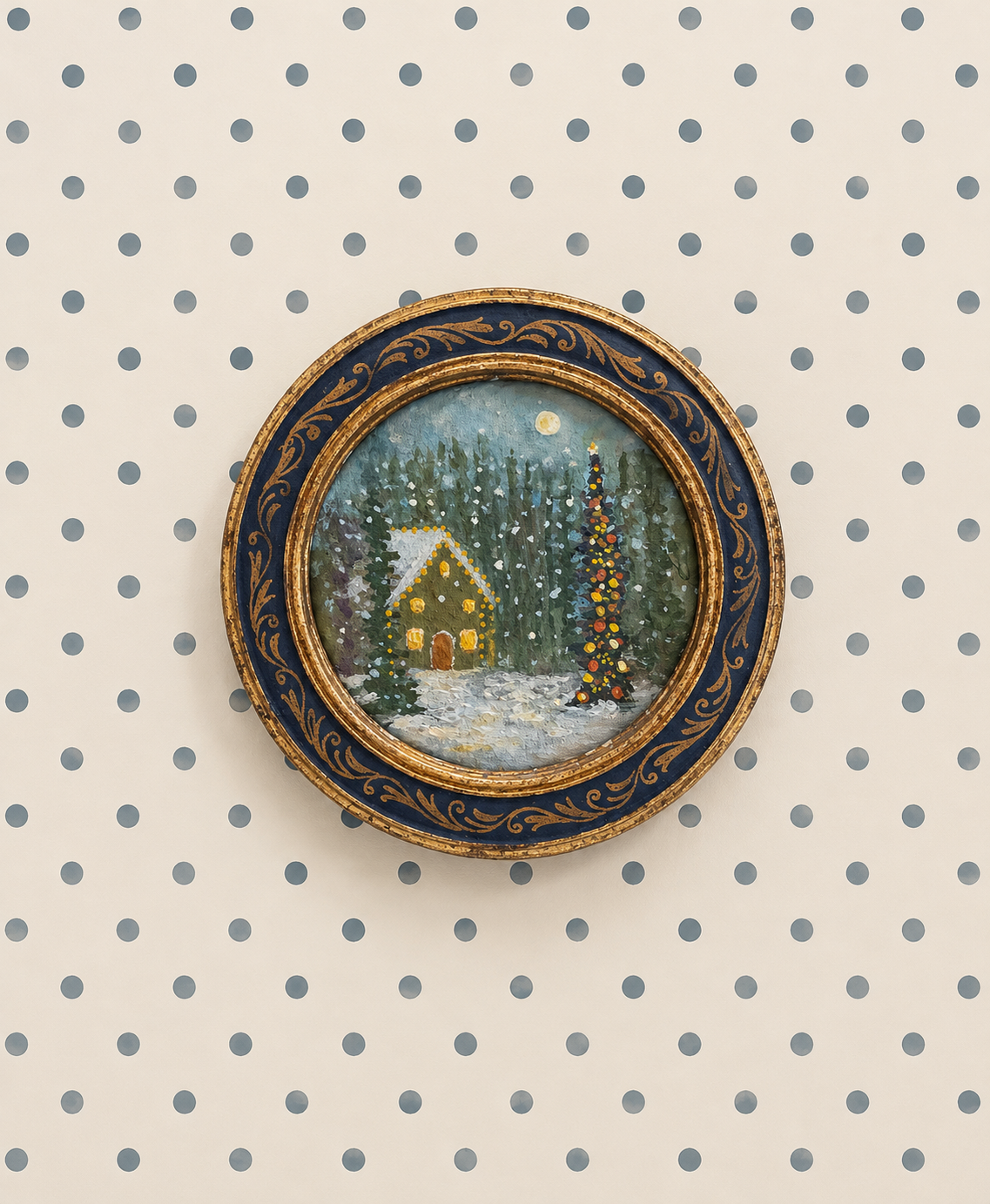 The Holiday Collection | 25 — Gouache On Paper — 5” Across