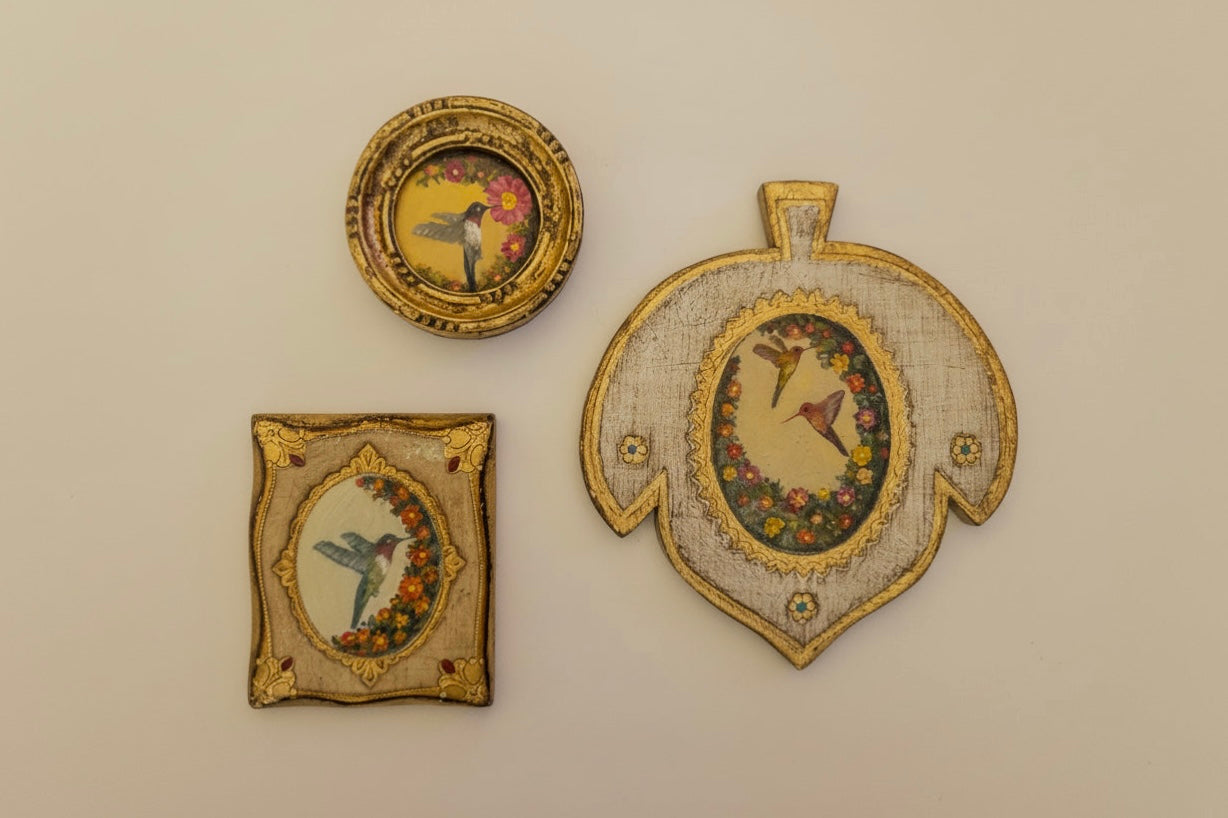 Reserved For Diana — The Hummingbird’s Collection | 25 — Oil On Plaque — 4.5 X 3.75”