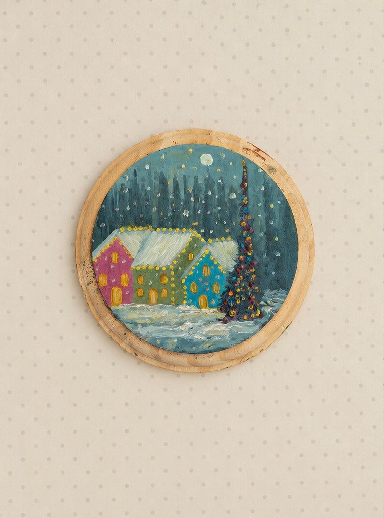 The Holiday Collection | 26 — Oil On Plaque 4” Across