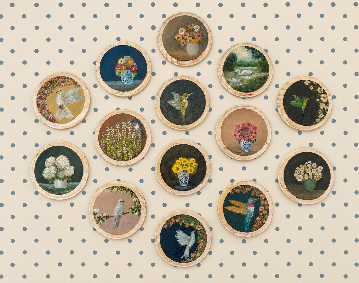 Oil On Plaques