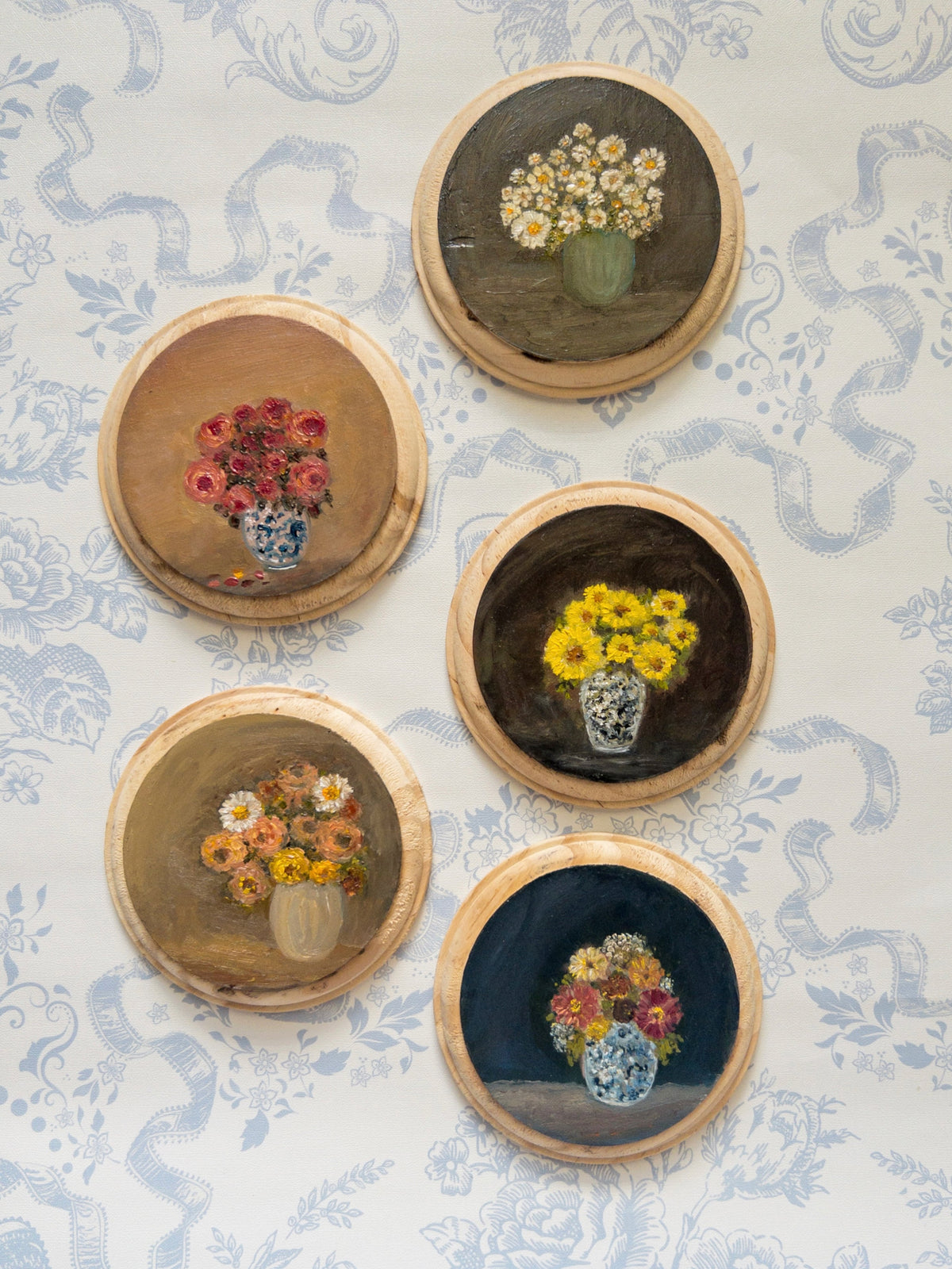 Oil On Plaques