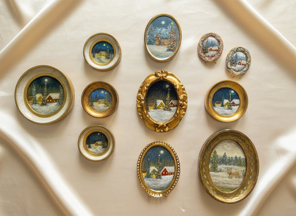 The Holiday Collection | 25 — Gouache On Paper — 3 X 4”