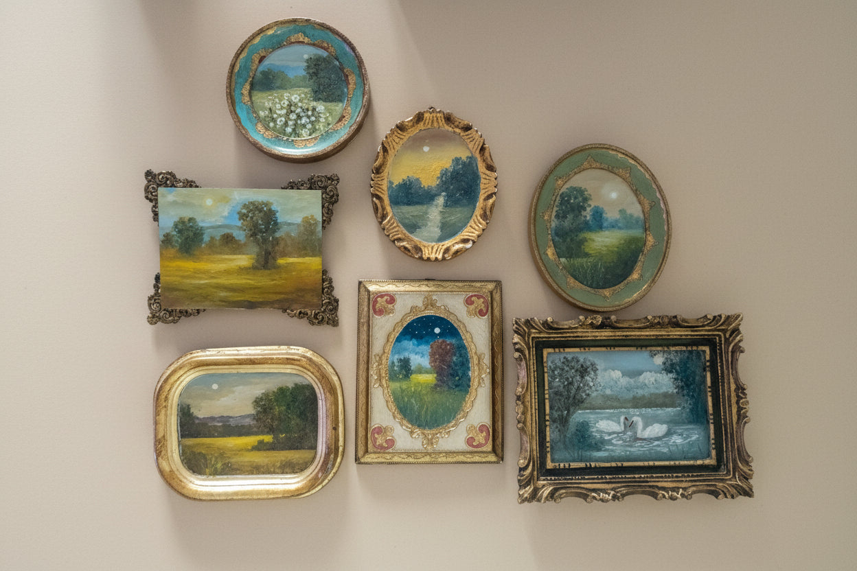 April Bloom collection | 26 — 5.5 X 4” — Oil On Plaque