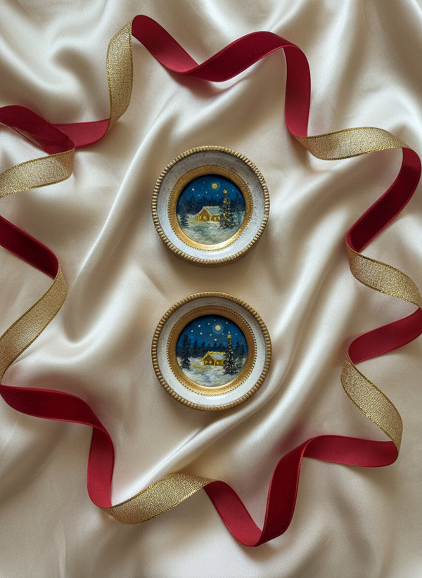 The Holiday Collection | 25 — Gouache On Paper — 3” Across