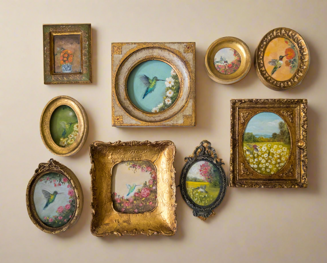 Reserved For Susan — The Hummingbird’s Collection | 25 — Soft Pastels — 4 X 5”