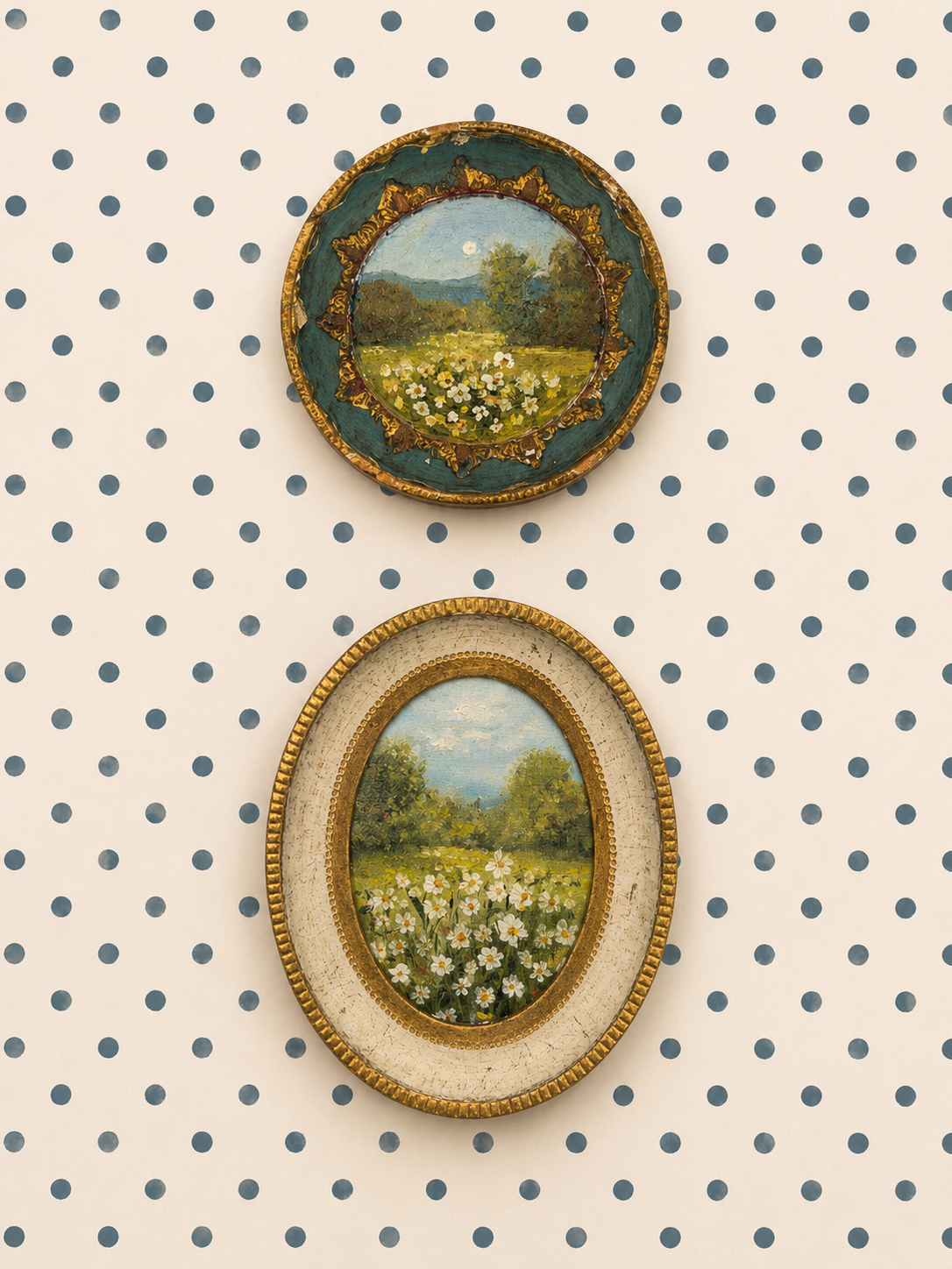 The Daisies Collection | 26 — 4 X 5” — Oil On Plaque