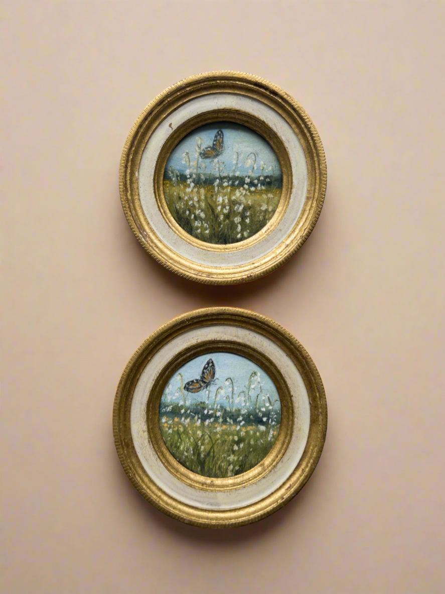 Reserved For Glass — Soft Pastels Landscape ‘25 — 4” Across