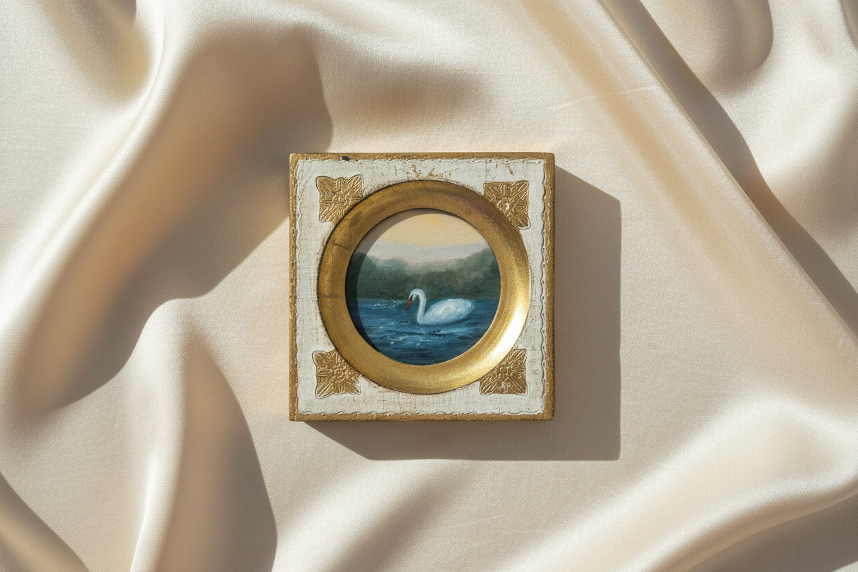 Reserved For Rachel - Swan Muse | 26 — 6” Across