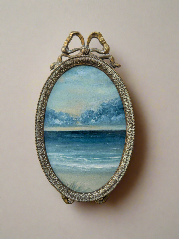 Seascape series ‘24 - 7 X 4” Oil On Cotton Rag