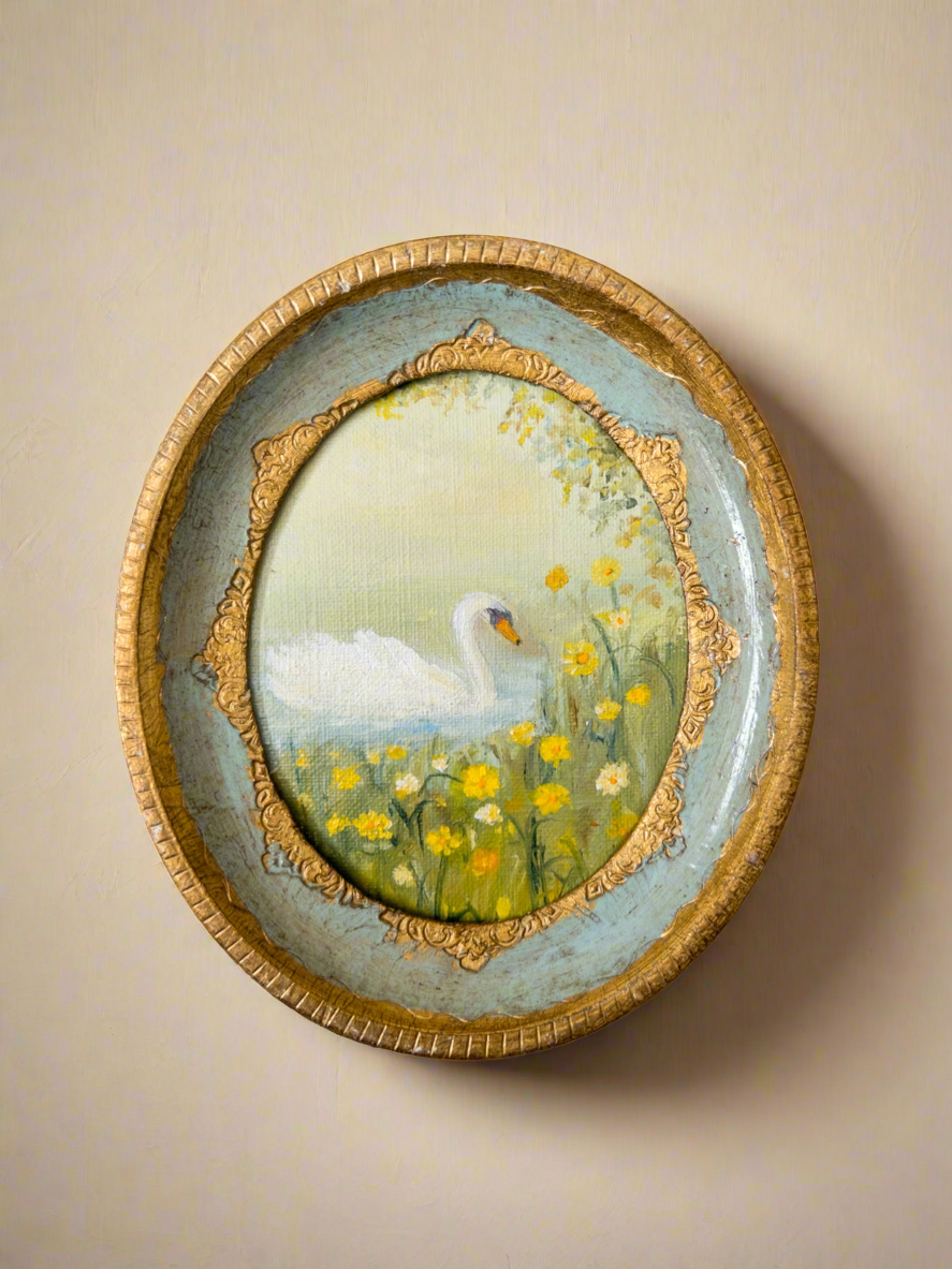 Reserved For Jennifer — Floral Collection ”25 — 5.5 X 4.5” Oil On Cotton Rag