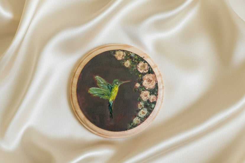 Oil On Plaques | 4” Across