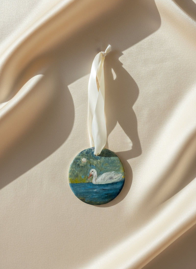 Reserved For Nargol | The Ornaments Collection | 25 — Oil On Plaque — 3” Across