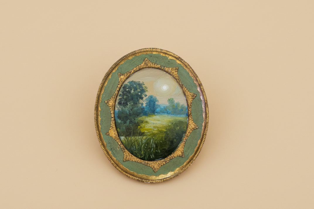 April Bloom collection | 26 — 5.5 X 4” — Oil On Plaque