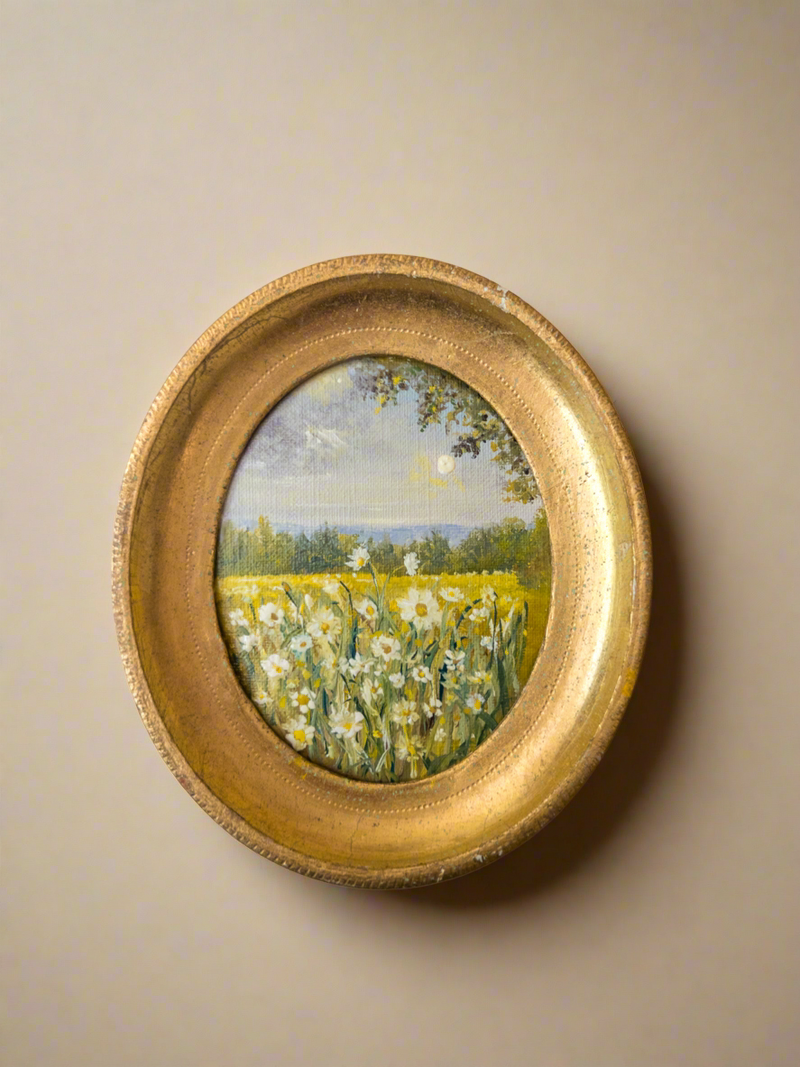 Floral Collection ”25 — Oil On Cotton Rag — 4 X 5”