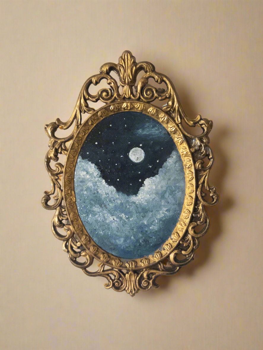 Reserved For Erin — Oil On Cotton Rag -- 4 X 5”