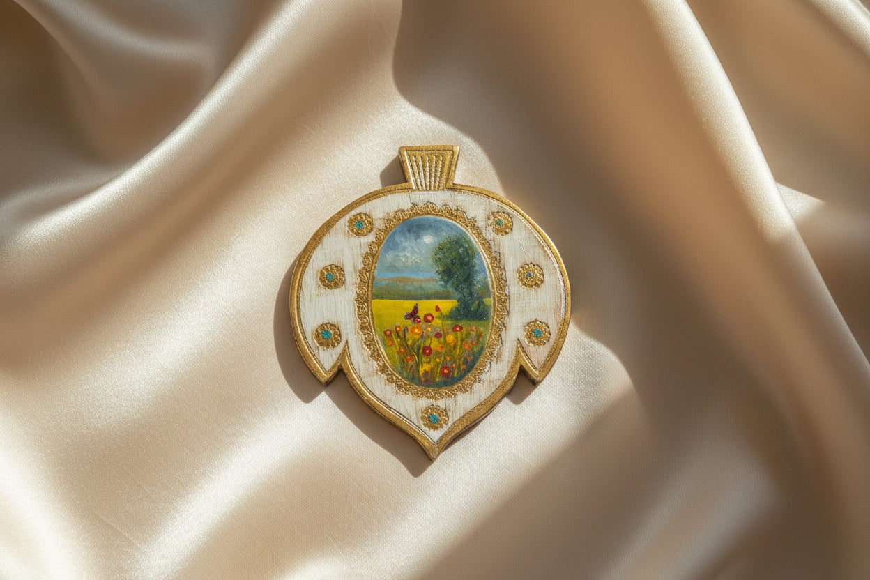 The Hummingbird’s Collection | 25 — Oil On Plaque — 9.5 X 8”