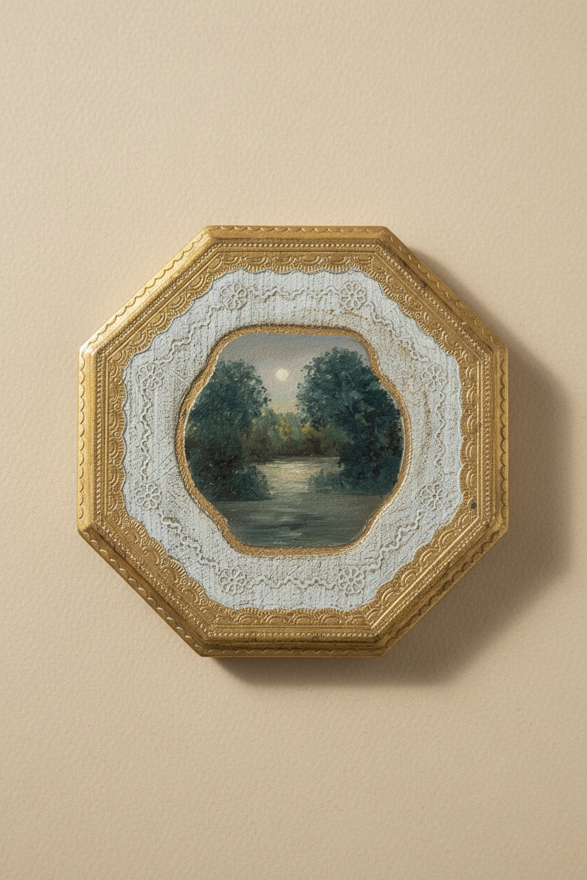 The Oil Landscape Collection | 26 — Oil On Plaque — 8” Across