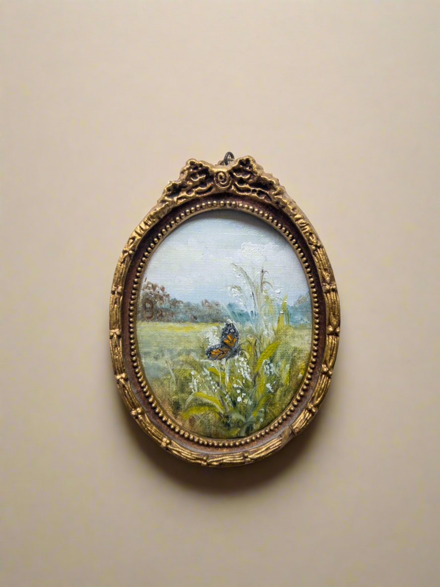 Reserved For Dastley — Oil On Paper - 4 X 3”