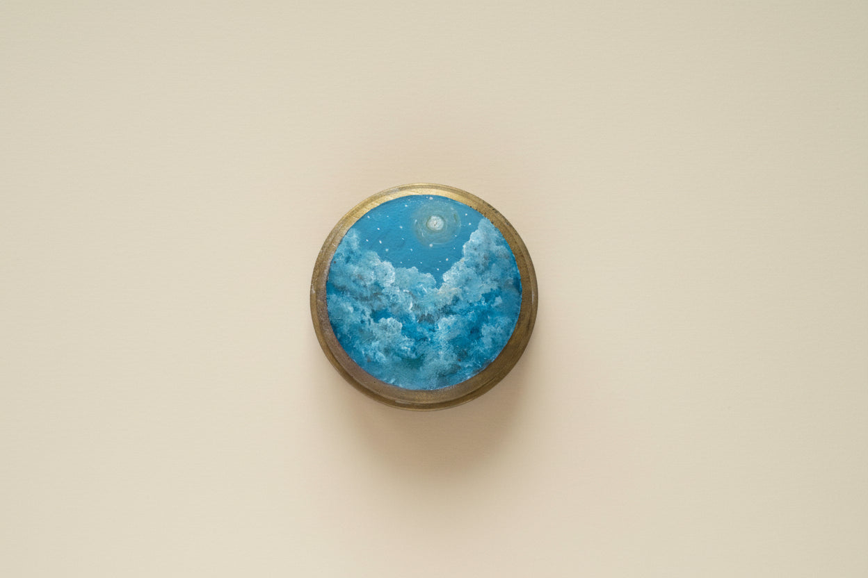 The Moonlit Collection | 26 — Oil On Wooden Plaque — 4”