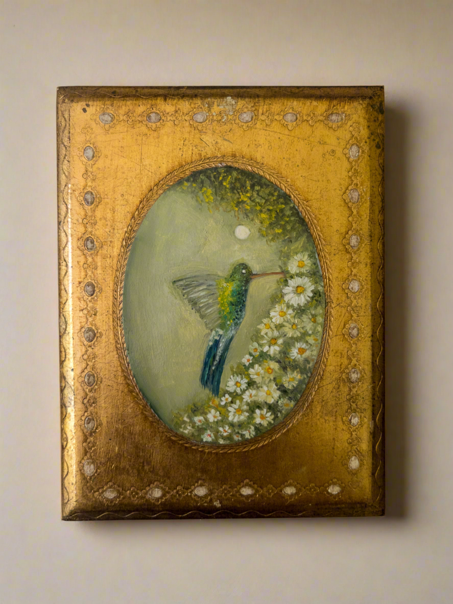 Reserved For Diana — The Hummingbird’s Collection | 25 — Oil On Plaque — 8 X 6”
