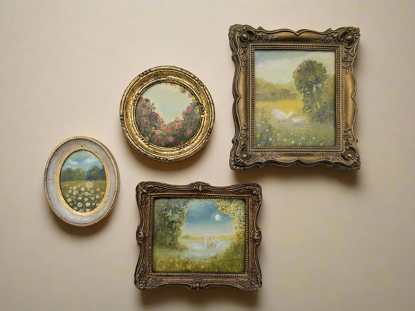 Floral Collection ”25 — Reserved For Lise — Oil On Cotton Rag