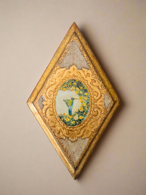 The Hummingbird’s Collection | 25 — Oil On Plaque — 10.5 X 5.5”