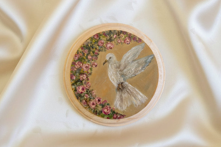 Oil On Plaques | 4” Across