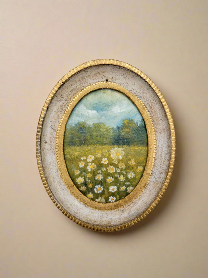 Floral Collection ”25 — Reserved For Lise — Oil On Cotton Rag