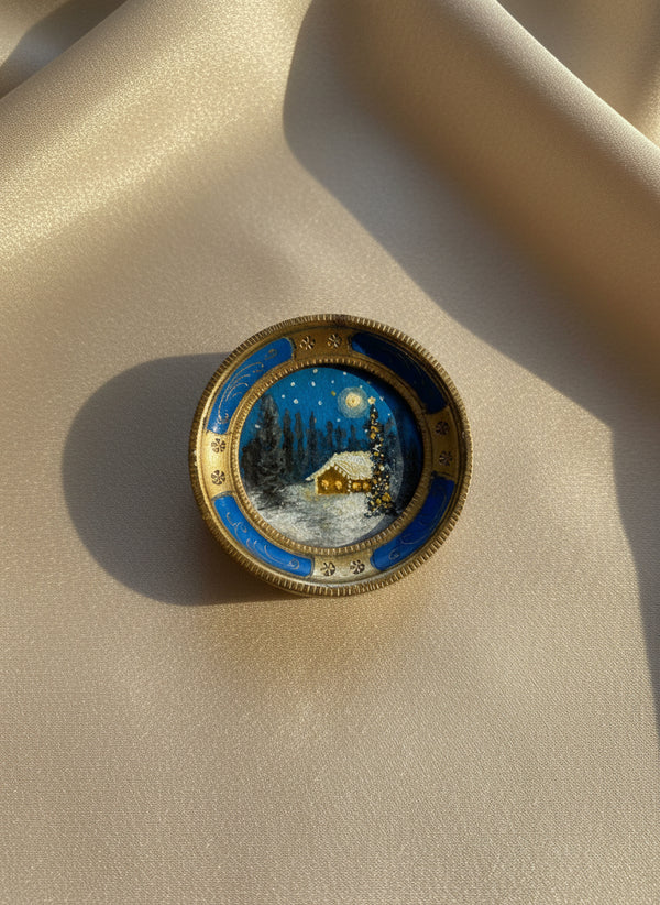 The Holiday Collection | 25 — Gouache On Paper — 2.75” Across