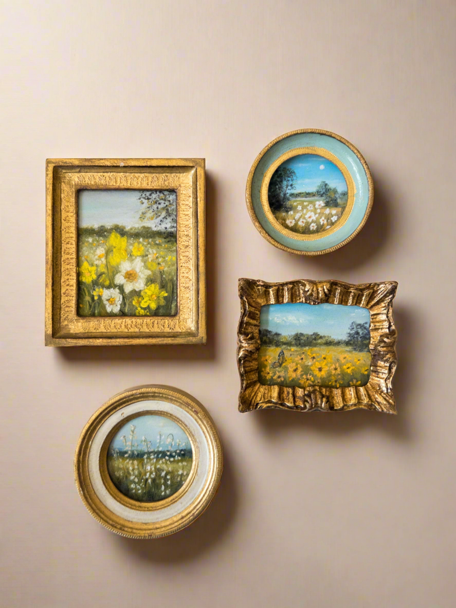 Soft Pastels Landscape ‘25 — 4.5 X 3.5” Across