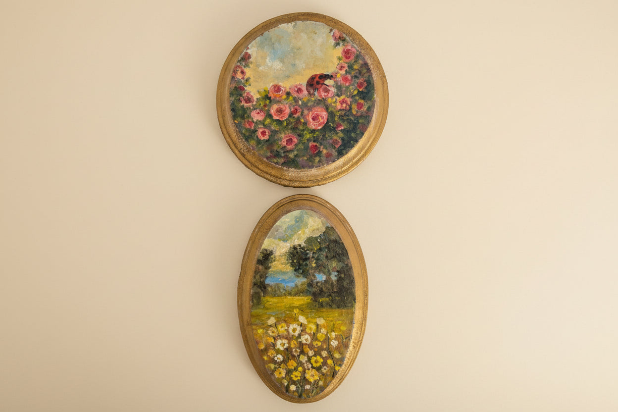 The Moonlit Collection | 26 — Oil On Wooden Plaque — 5 X 3”