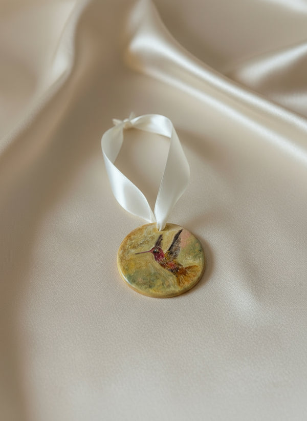 The Ornaments Collection | 25 — Oil On Plaque — 3” Across