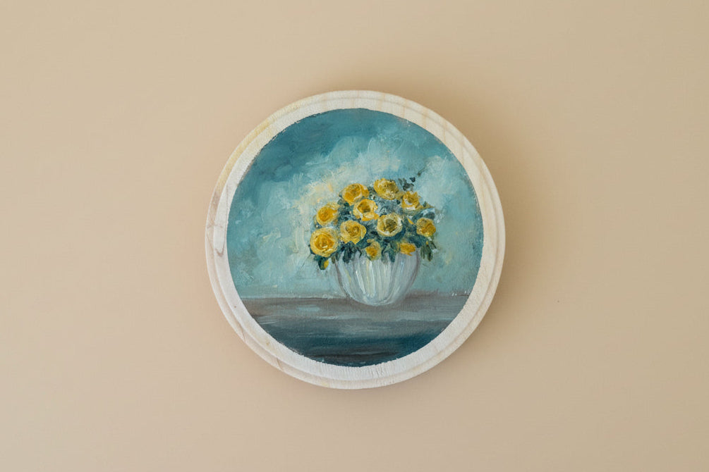 The Moonlit Collection | 26 — Oil On Wooden Plaque — 4”