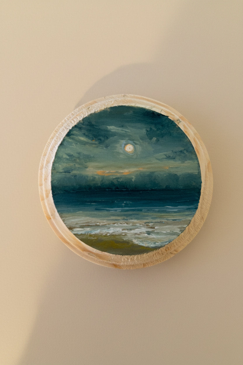 The Daisies Collection | 26 — Oil On Wooden Plaque — 4”