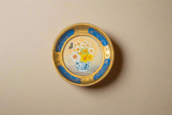 April Bloom collection ‘25 — 3” Across Oil On Plaque